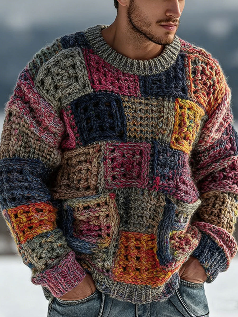 Pull en tricot automne et hiver pour hommes