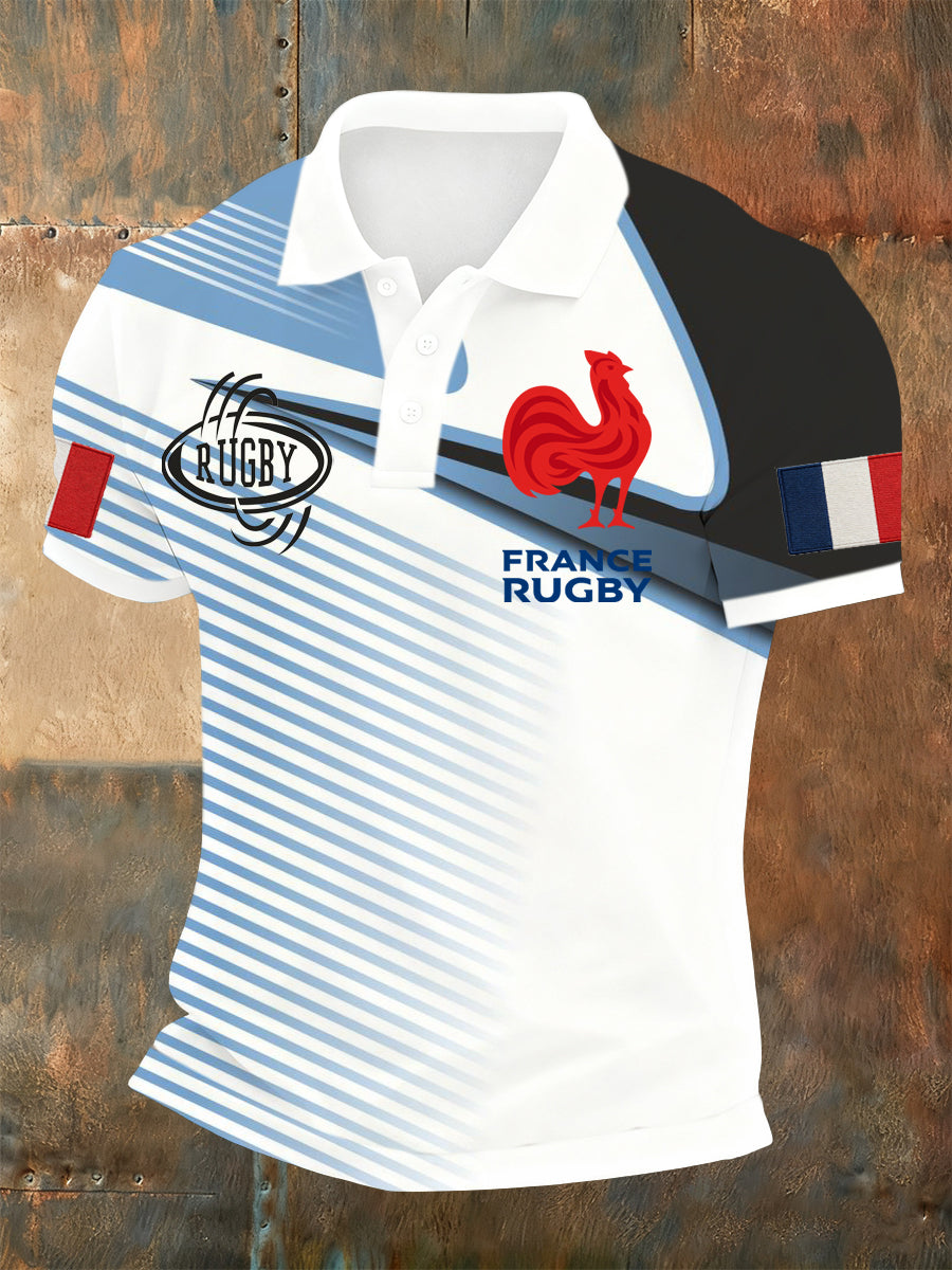 Polo Homme Imprimé French Rugby