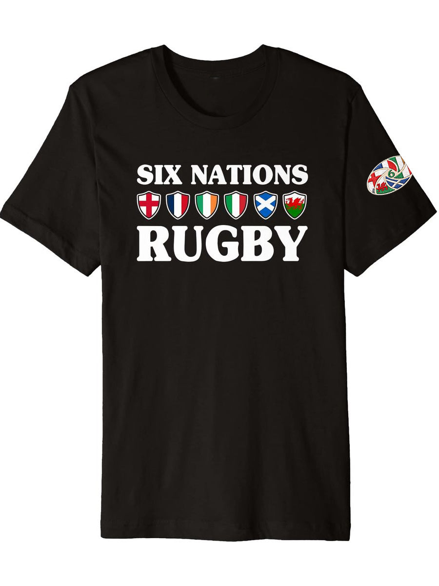 T-shirt imprimé Six Nations Rugby Cheering pour homme