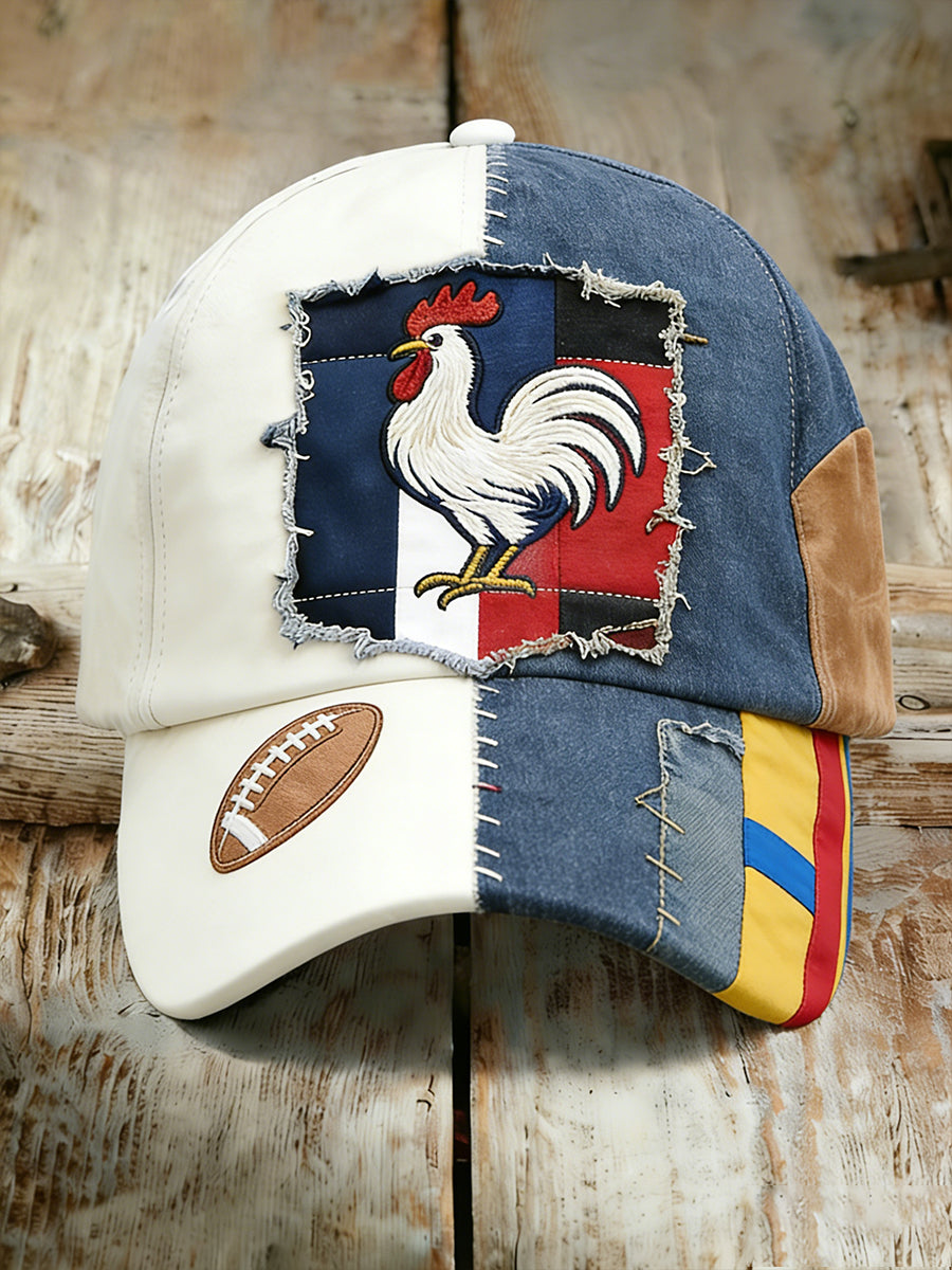 Chapeau de style rugby décontracté rétro à la française