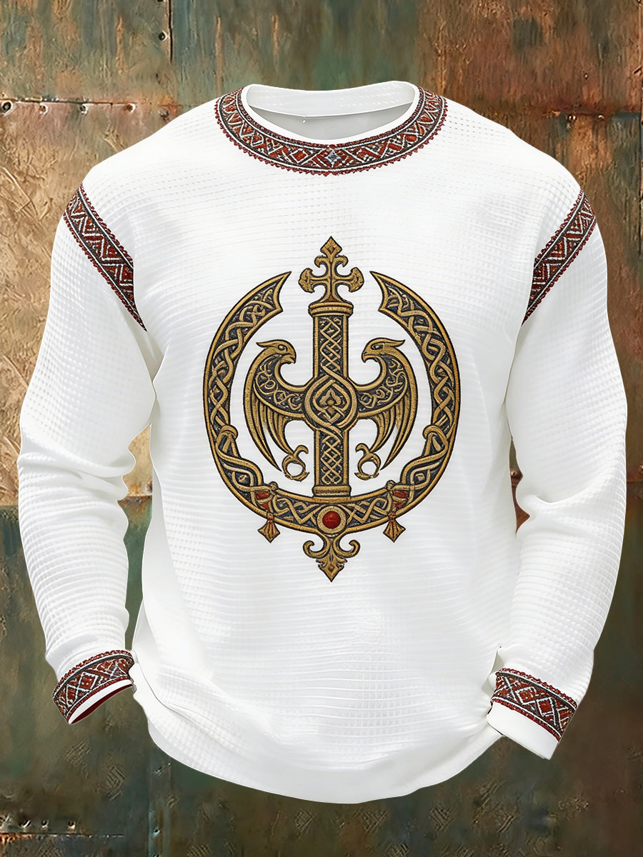 T-shirt Swedish Viking Print pour homme