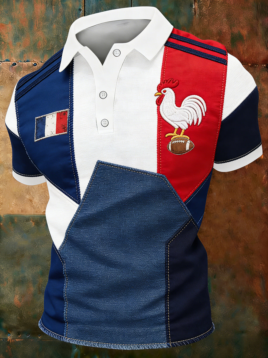 Polo Rugby Français Homme