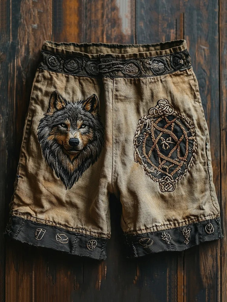 Shorts vikings imprimés pour hommes