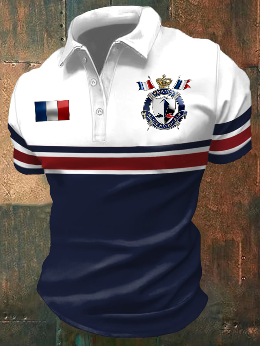 Chemise de la Marine nationale pour hommes