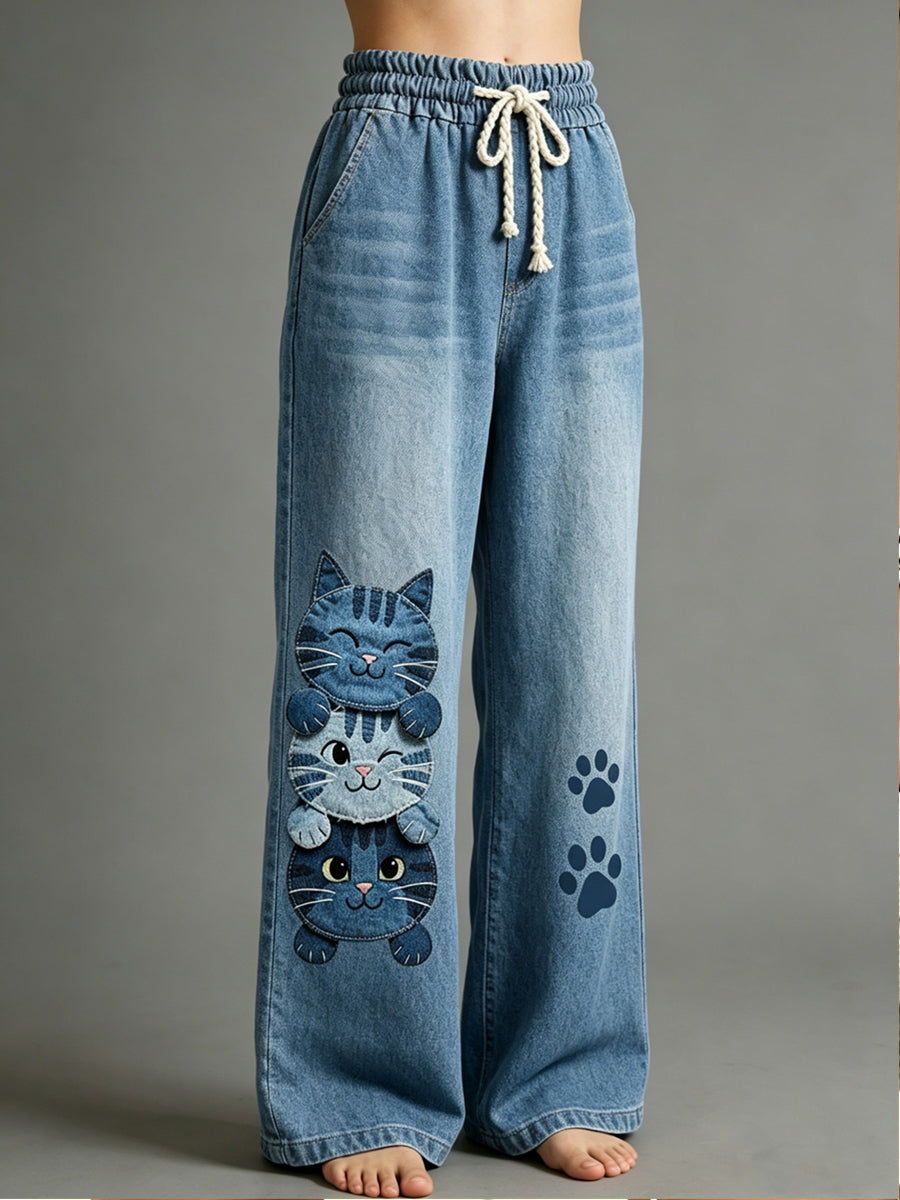 Pantalon pour femme à imprimé animalier