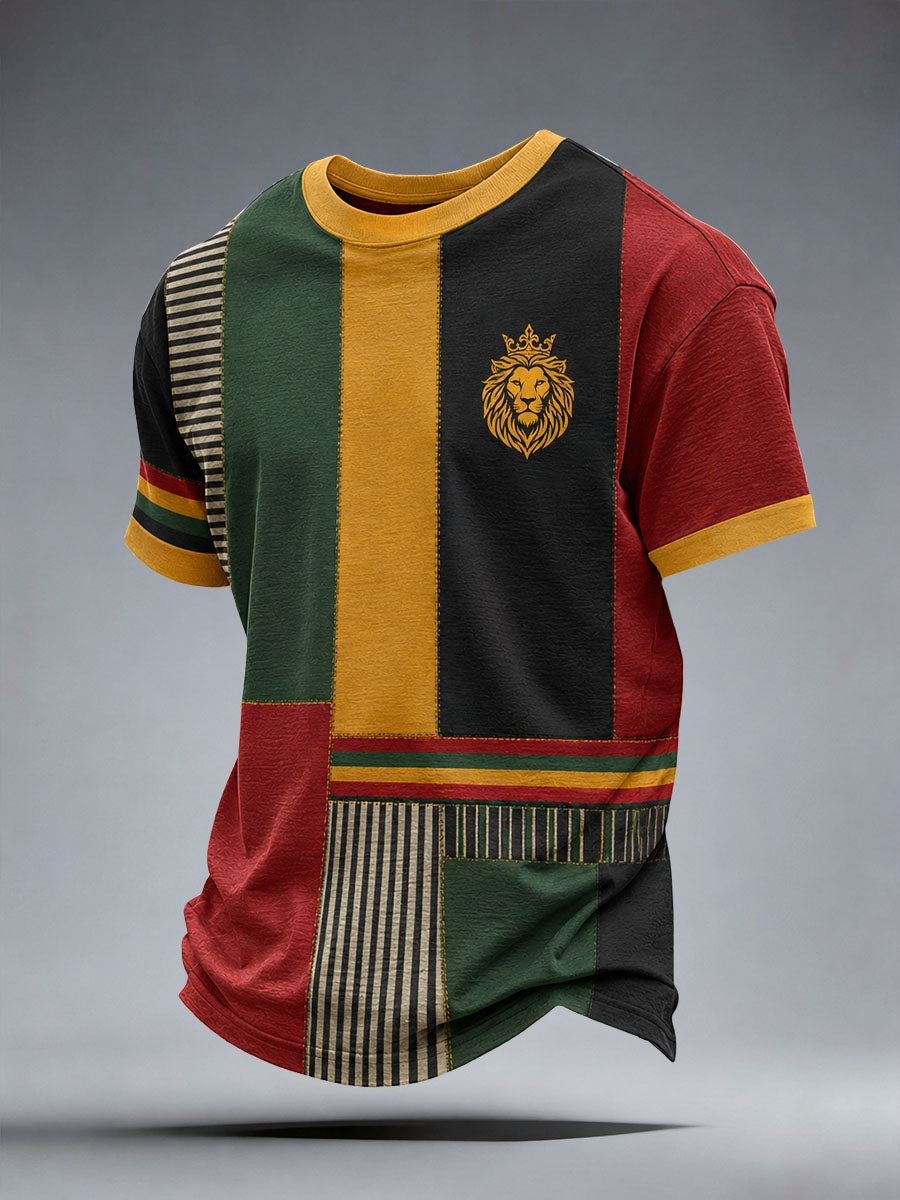 T-shirt homme Reggae Lion