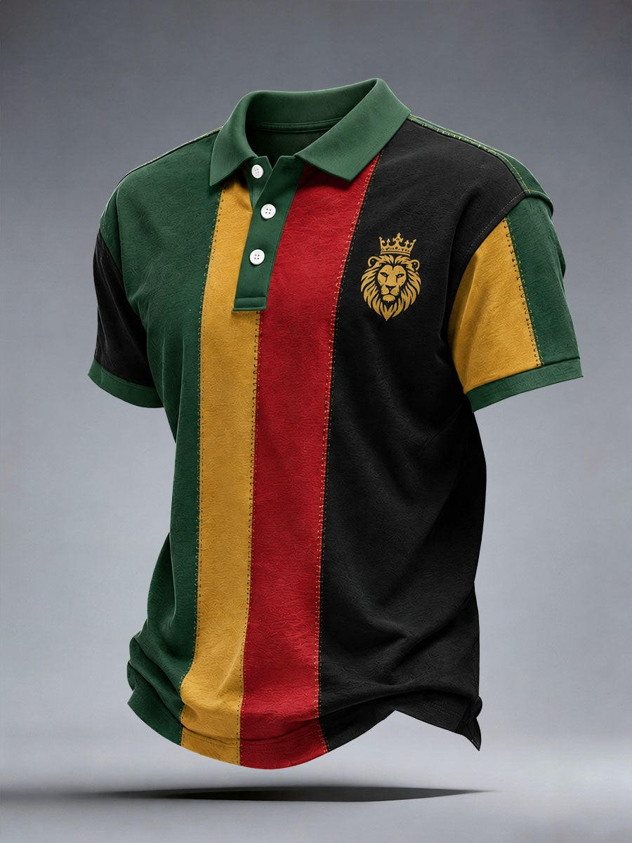Polo homme Reggae Lion