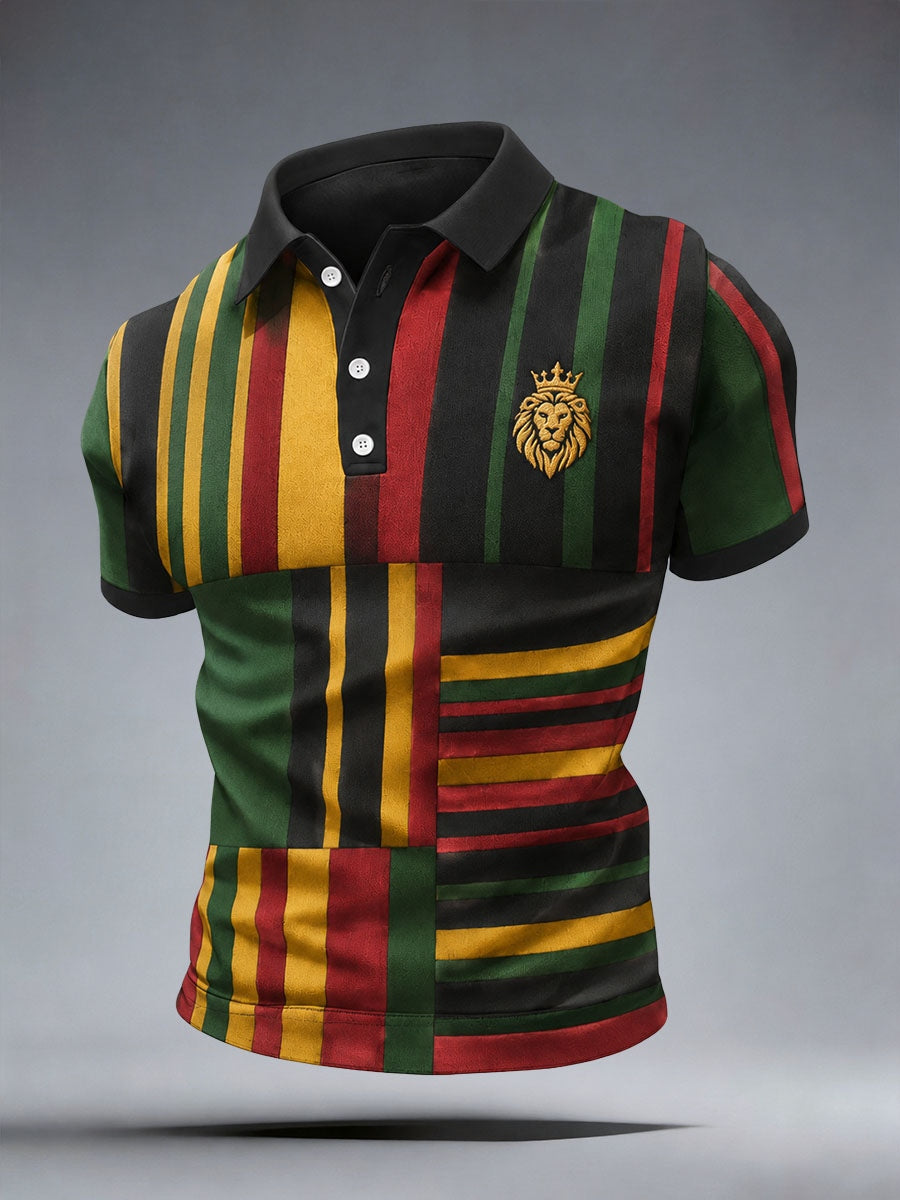 Polo homme Reggae Lion