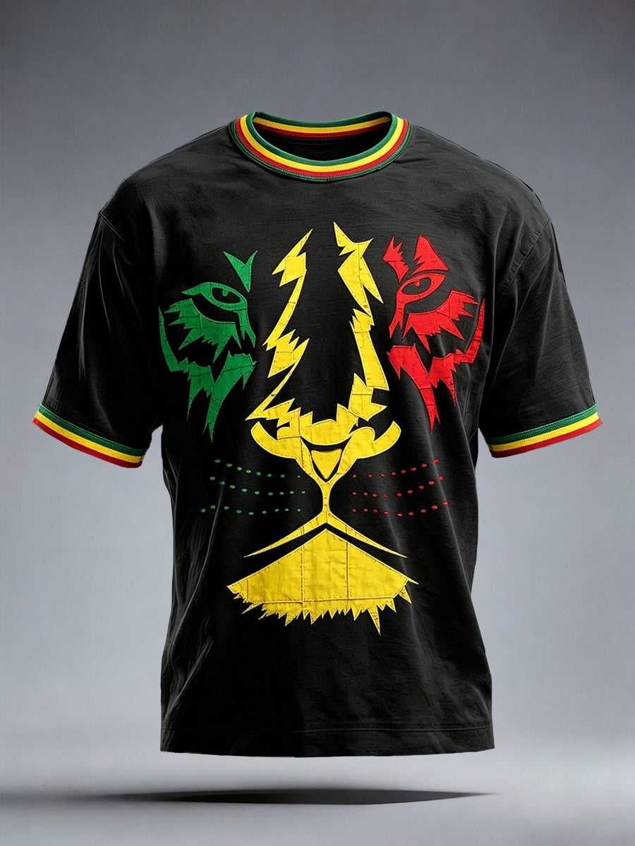 T-shirt homme Reggae Lion