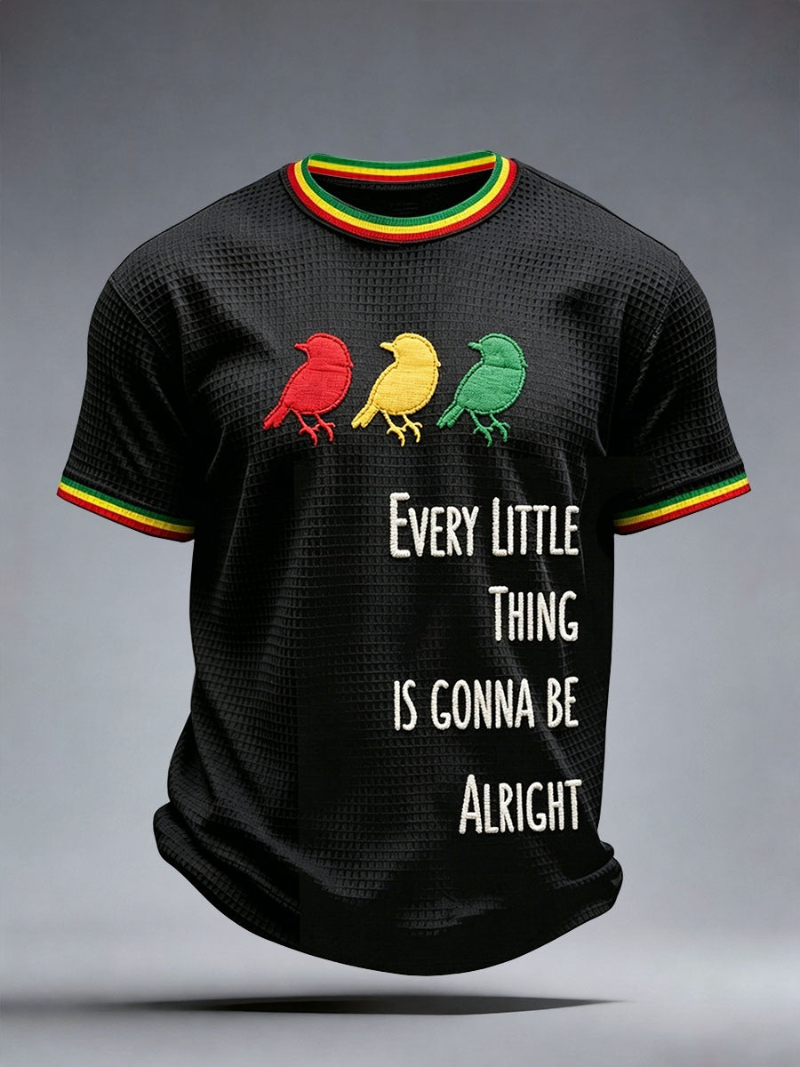 T-shirt Reggae Music Waffle Homme
