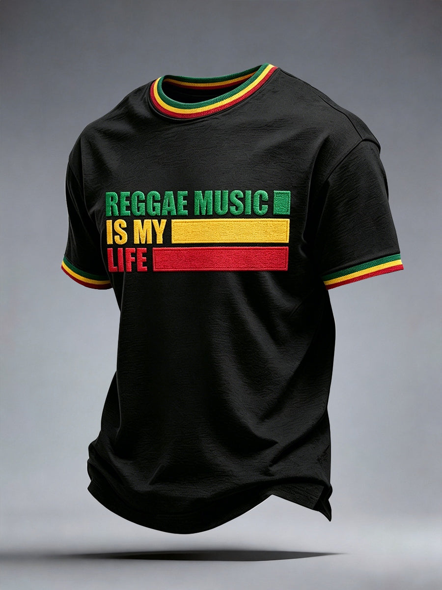 T-shirt pour hommes à l’effigie de la musique reggae
