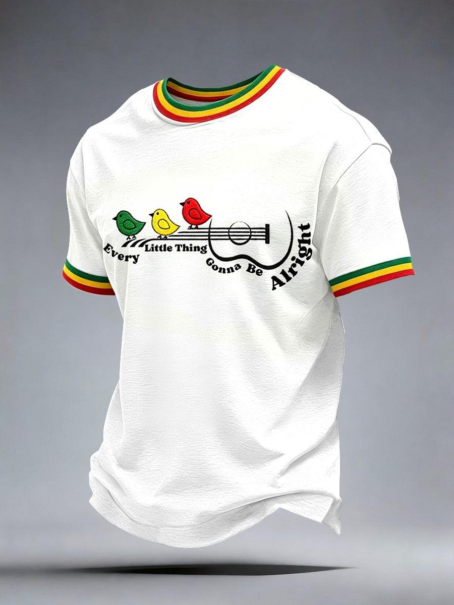 T-shirt pour hommes à l’effigie de la musique reggae