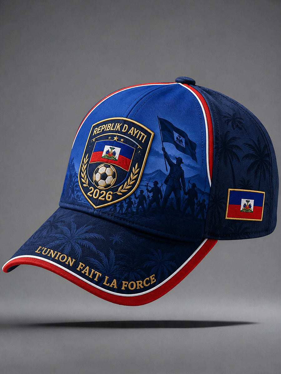 Casquettes unisexes de football haïtien