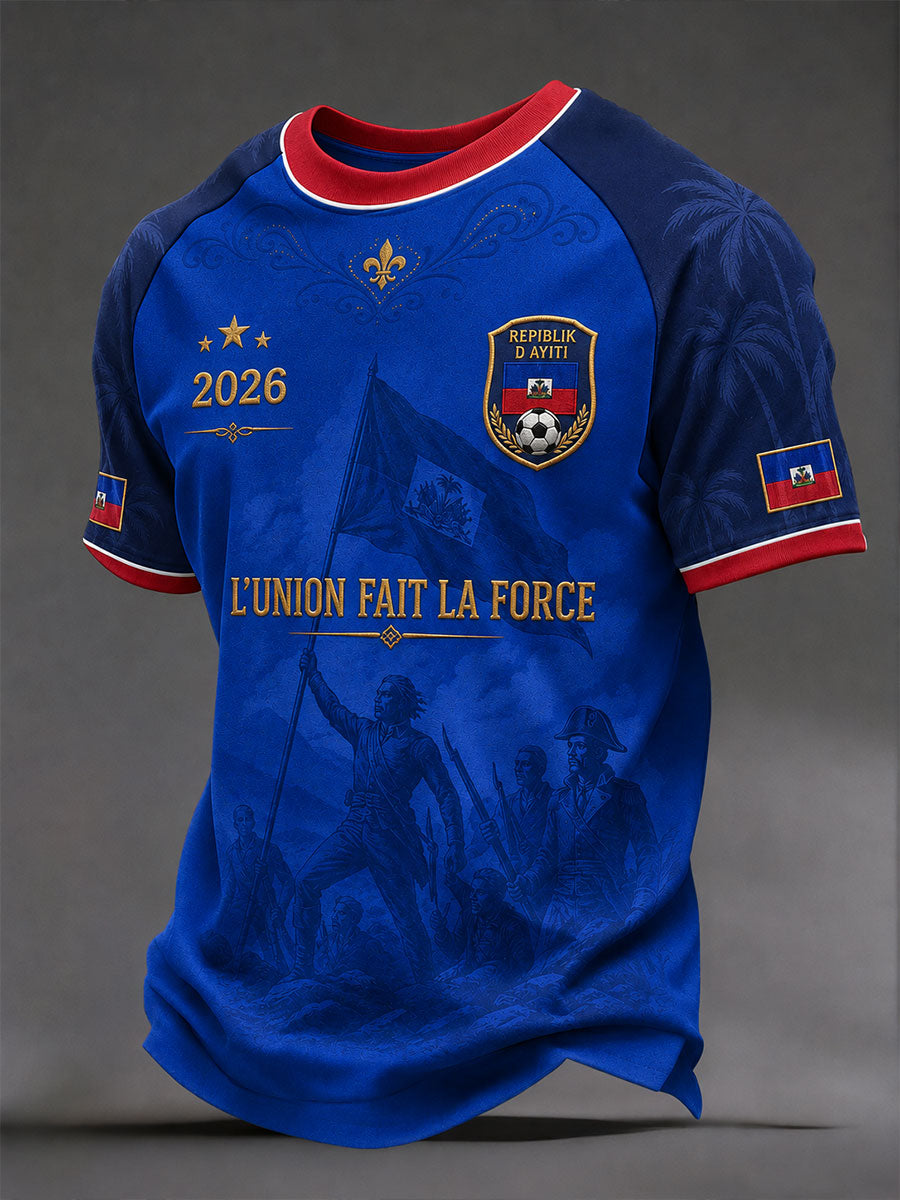T-shirts de football Haïti 2026 pour hommes