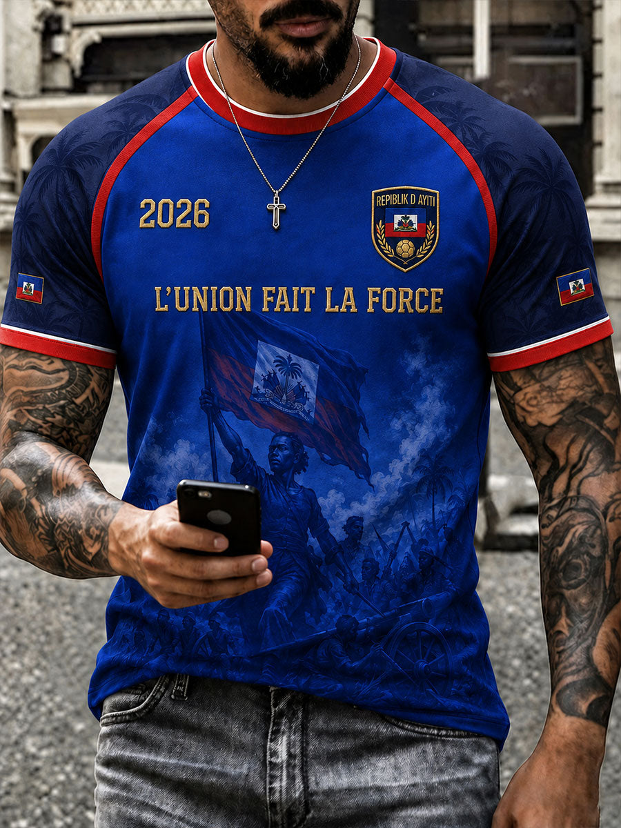 T-shirts de football Haïti 2026 pour hommes