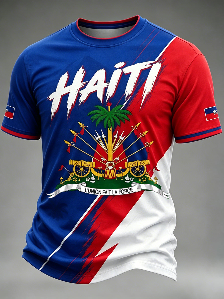 Tee-shirt Homme Manches Courtes Imprimé Football