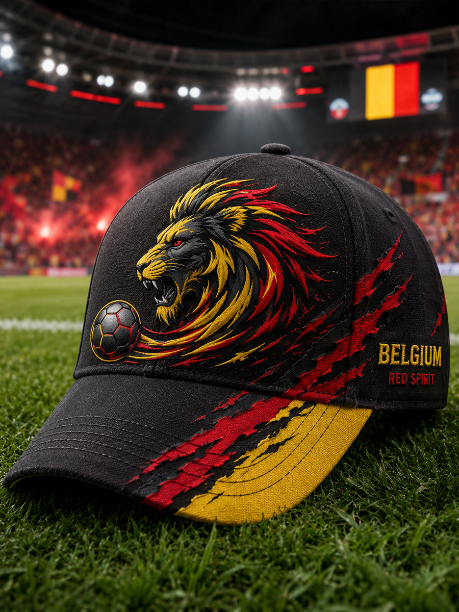 Chapeau pour homme à motif footballistique