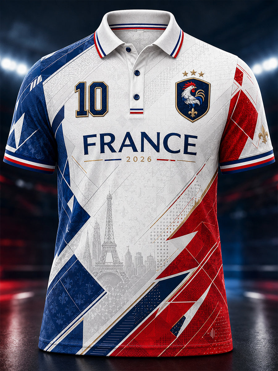Chemise à manches courtes French Patriotic Commemoration's pour homme
