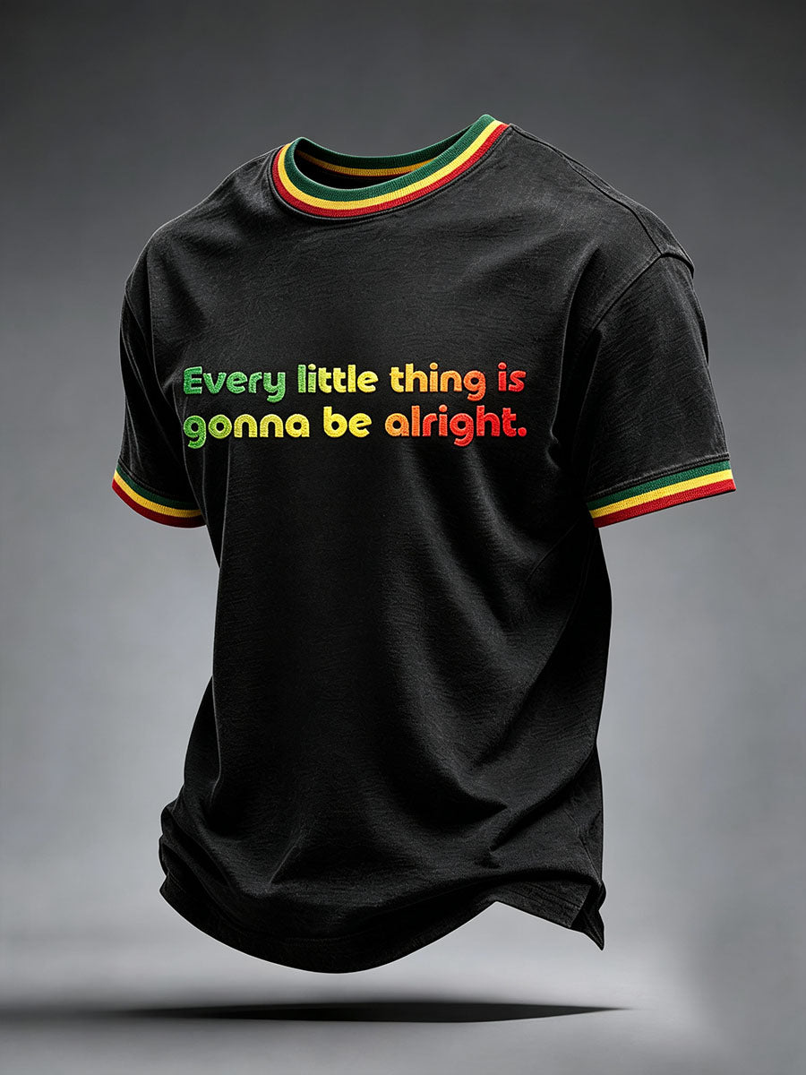 T-shirt Every Little Thing Is Gonna Be Alright Homme