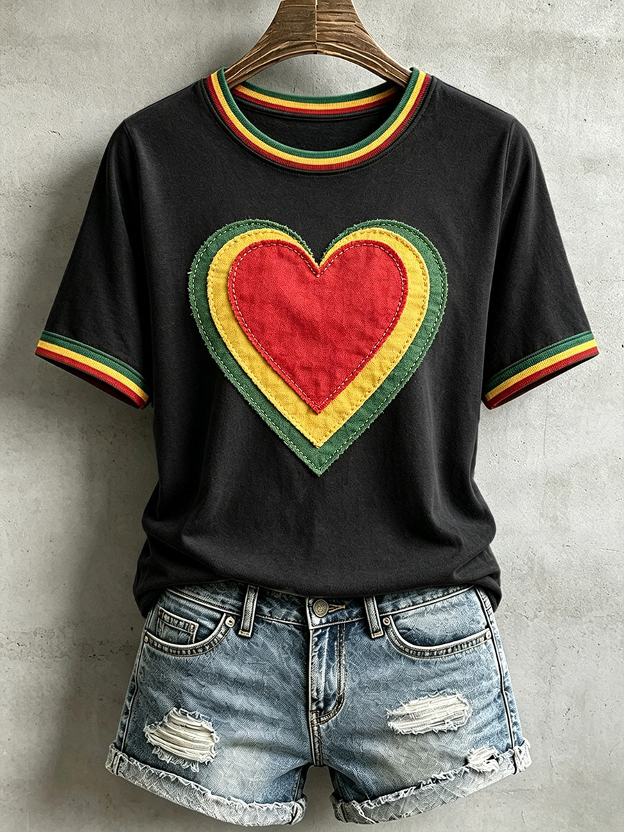 T-shirt Reggae pour femme