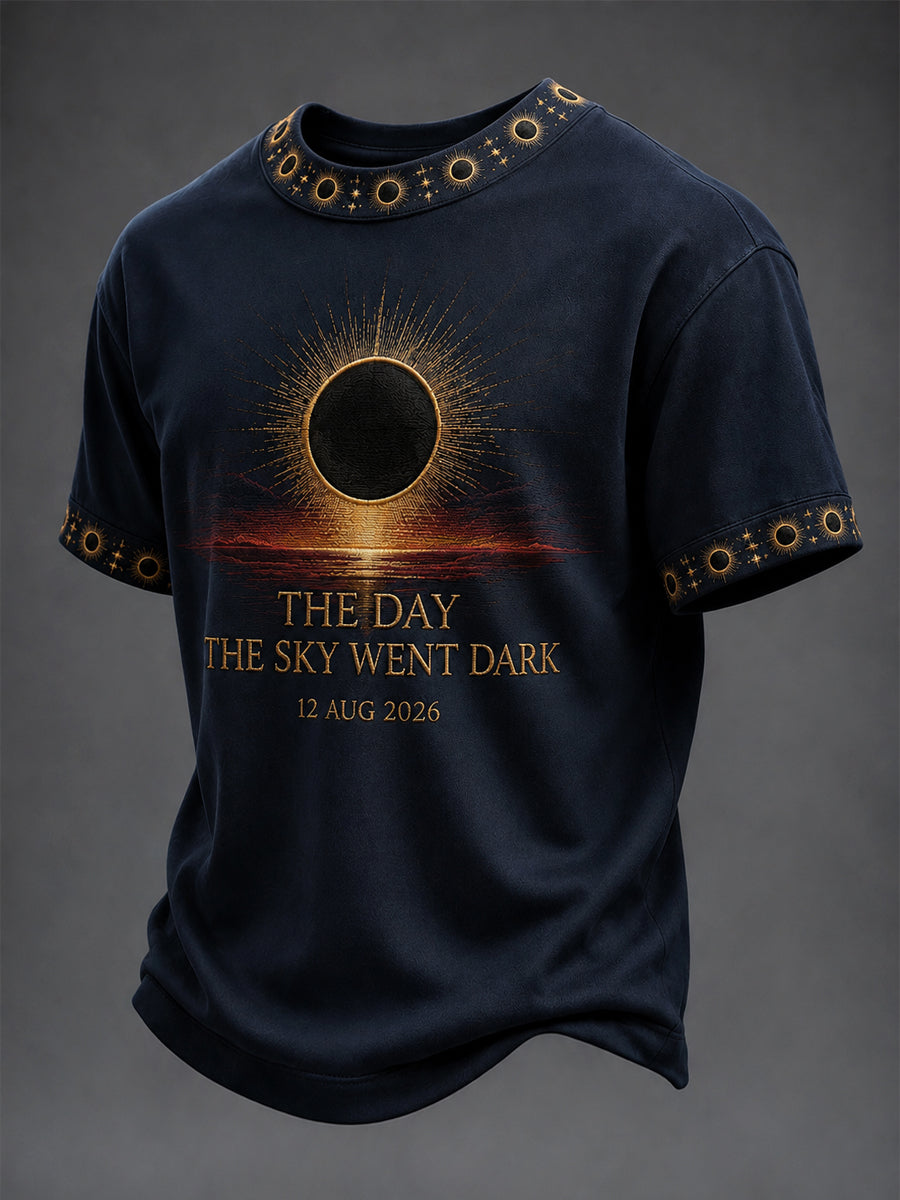 T-shirt Total Solar Eclipse Europe 2026 pour homme