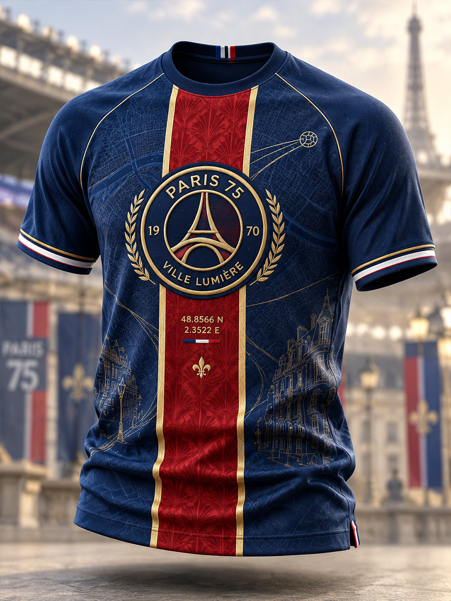 T-shirt à manches courtes pour hommes de Paris Saint-Germain