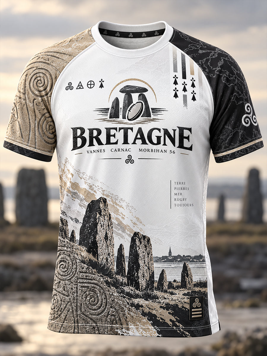 T-shirt manches courtes pour hommes, fan du RC Vannes, équipe de rugby française