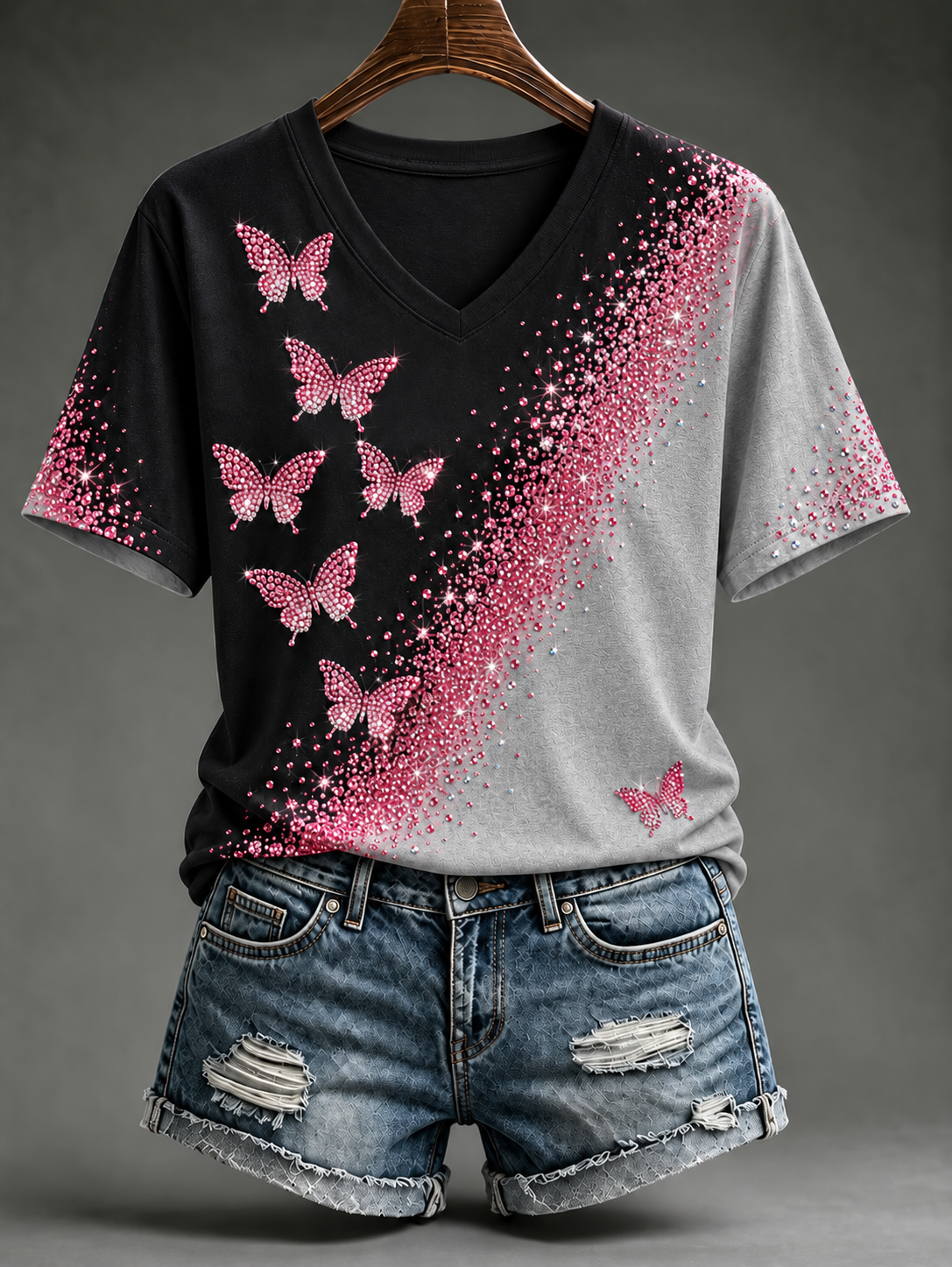 T-shirt à manches courtes pour le cancer du sein chez la femme