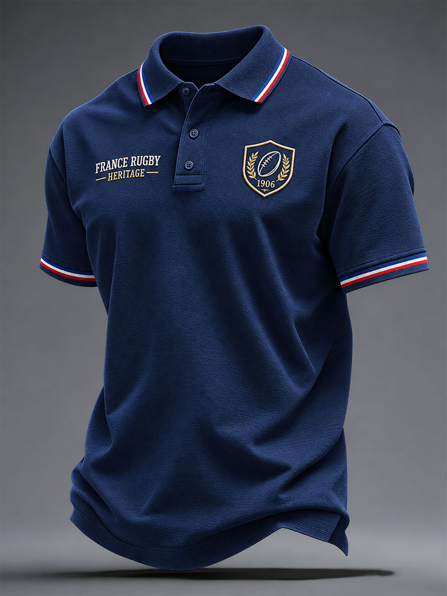 Chemise France Rugby Print Homme