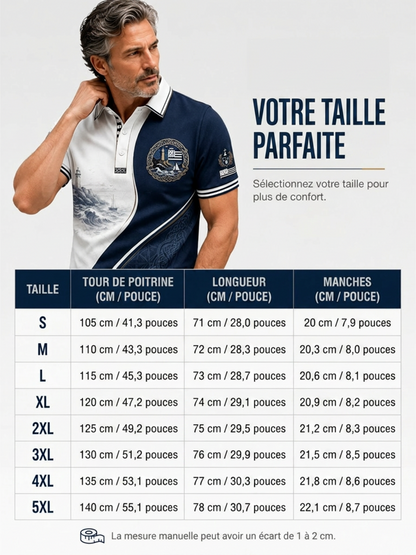 Haut décontracté pour homme à imprimé celtique de Bretagne, France