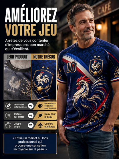 T-shirt manches courtes France Football pour homme
