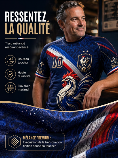T-shirt manches courtes France Football pour homme