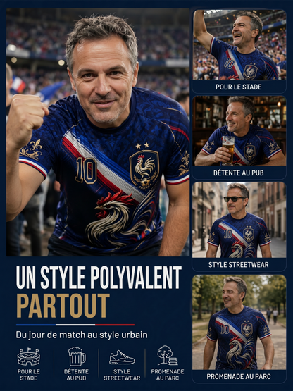T-shirt manches courtes France Football pour homme