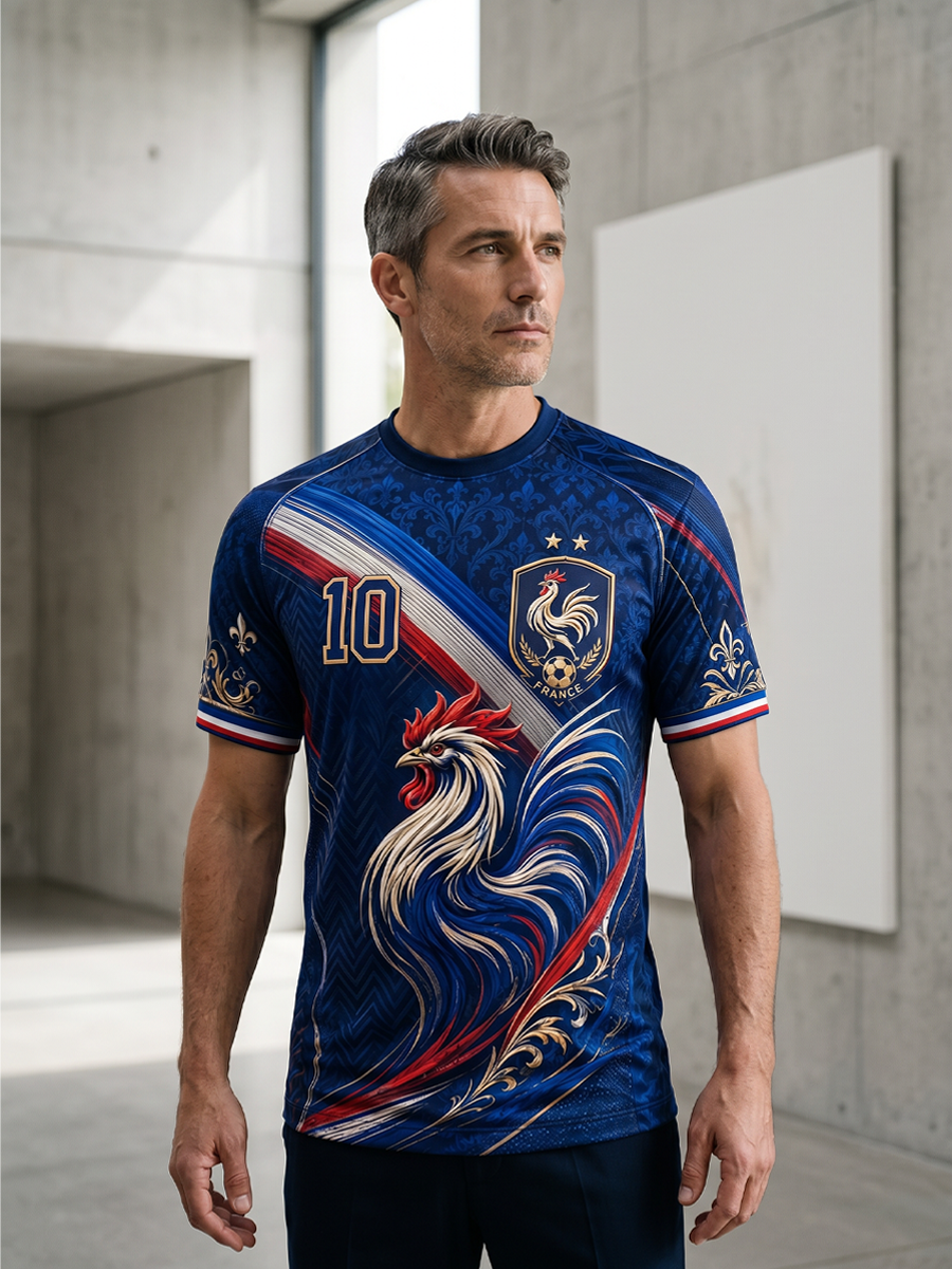 T-shirt manches courtes France Football pour homme