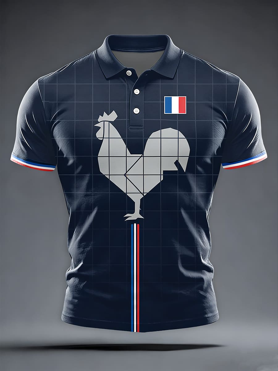 Chemise manches courtes France Rugby Fan pour homme