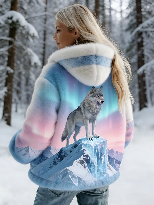 Veste en flanelle à motifs vintage de style celtique Viking pour femmes