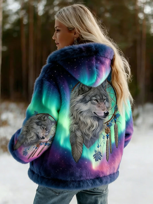 Veste en flanelle à motifs vintage de style celtique Viking pour femmes