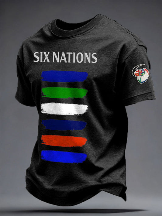 T-shirt imprimé 6 Nations Rugby Lover Homme