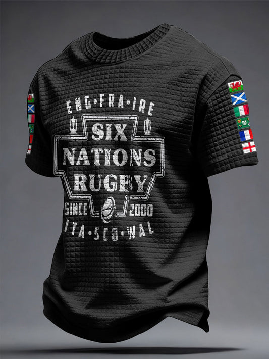 T-shirt imprimé 6 Nations Rugby Lover Homme