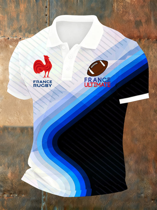 Polo Homme Imprimé French Rugby