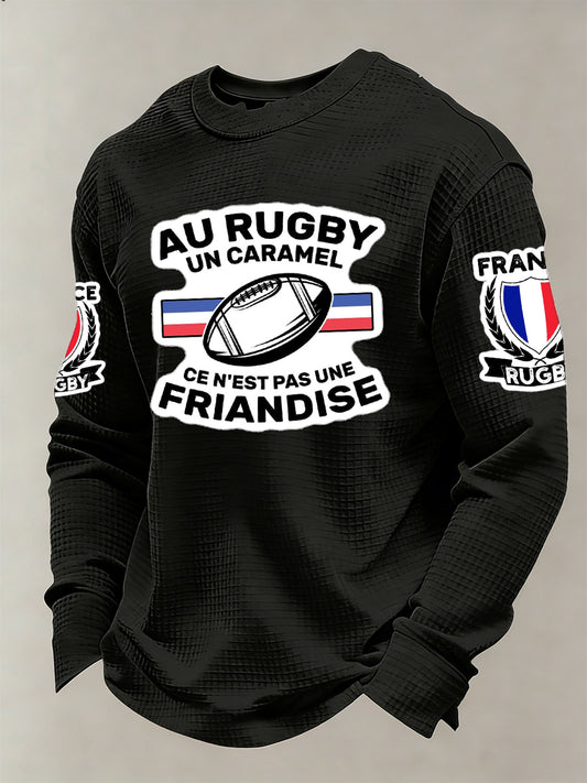 Chemise Homme Manches Longues Imprimé French Rugby