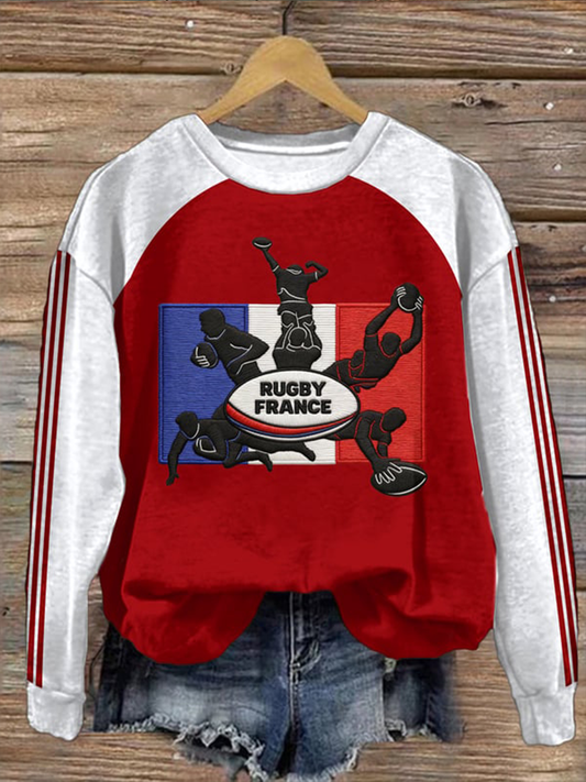 Sweat-shirt de rugby pour femmes en France