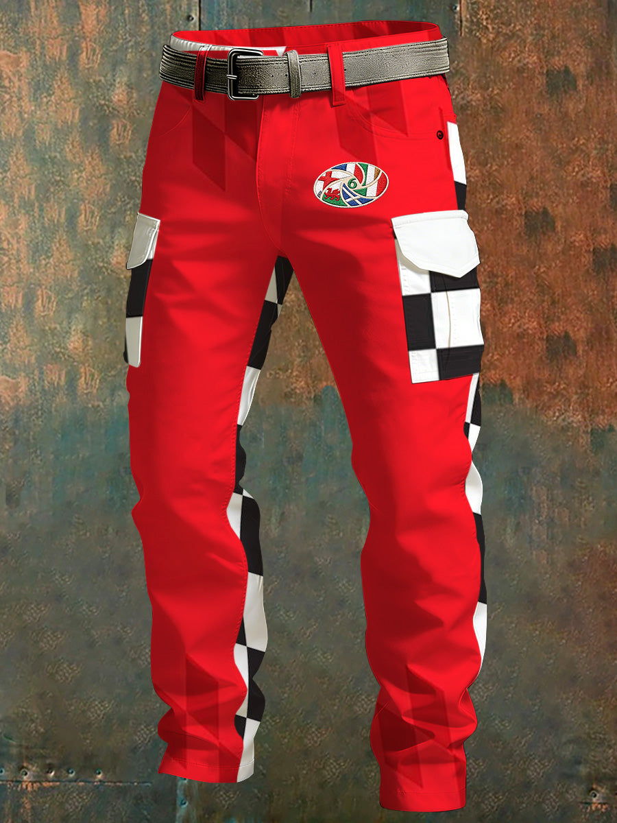 Pantalon de fan à imprimé rugby Six Nations pour homme