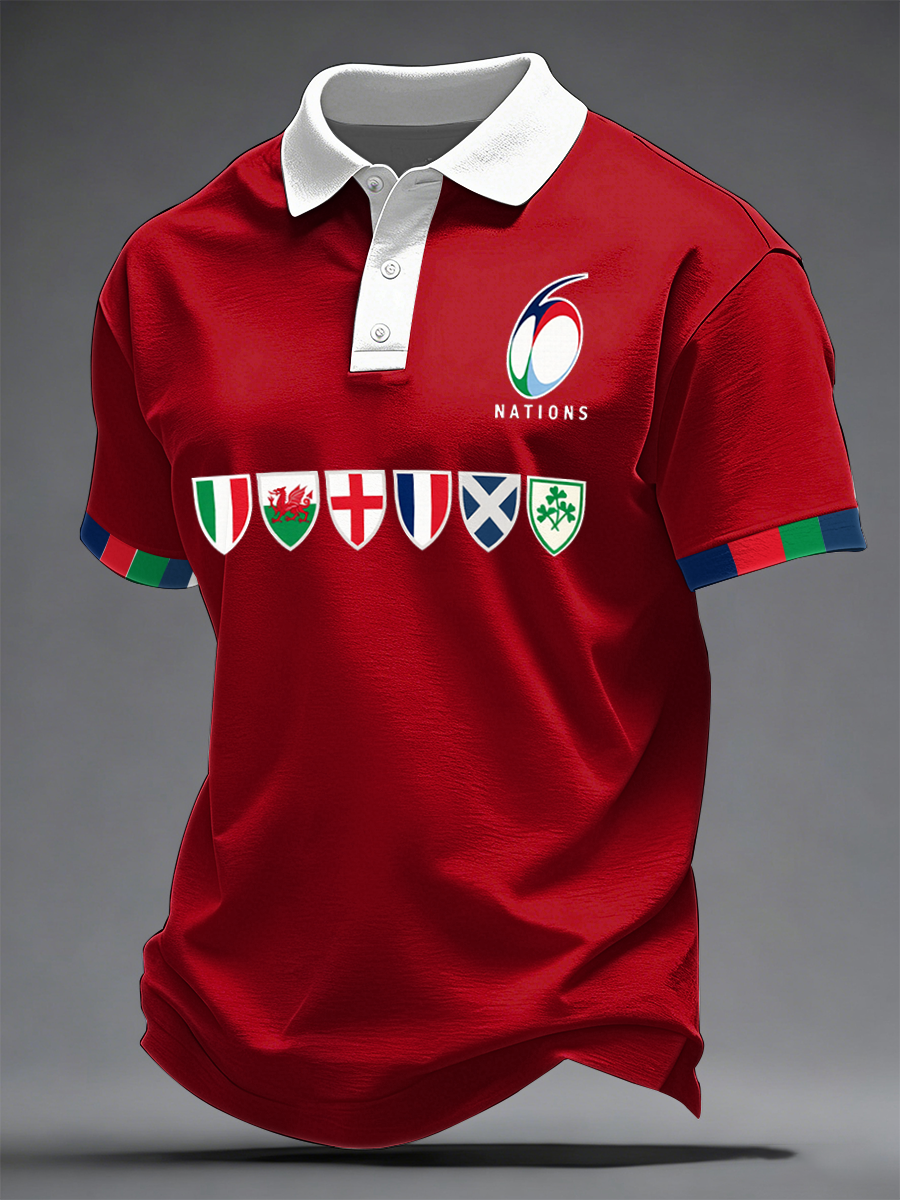 Chemise Rugby Six Nations Homme