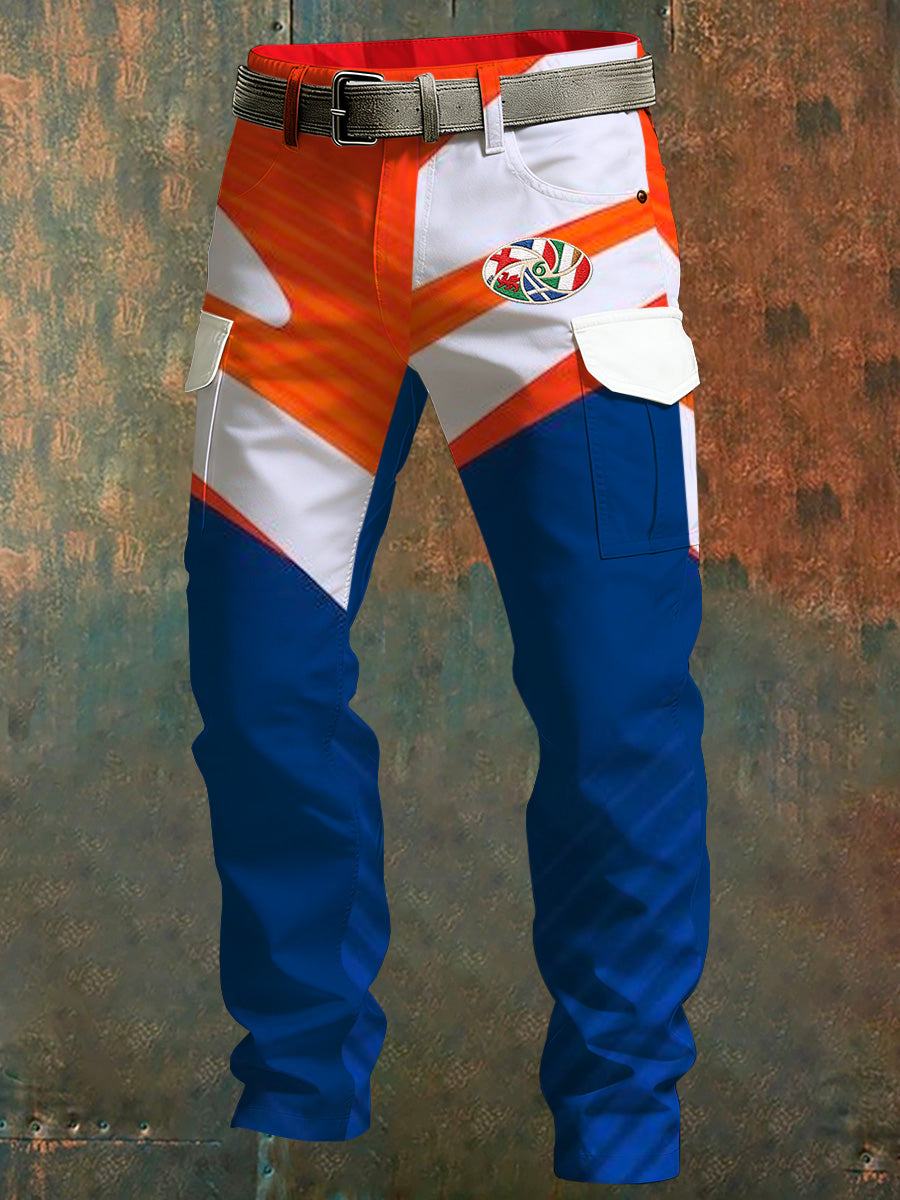 Pantalon de fan à imprimé rugby Six Nations pour homme