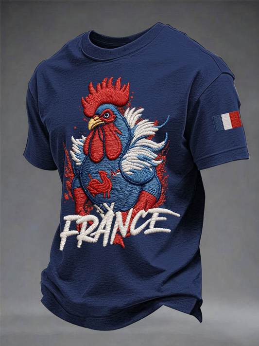 T-shirt à manches courtes France Rugby pour hommes