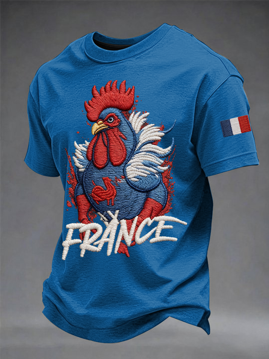 T-shirt à manches courtes France Rugby pour hommes