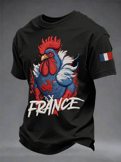 T-shirt à manches courtes France Rugby pour hommes