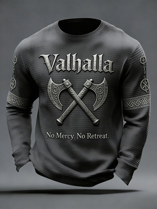 Haut à gaufres de style viking pour hommes