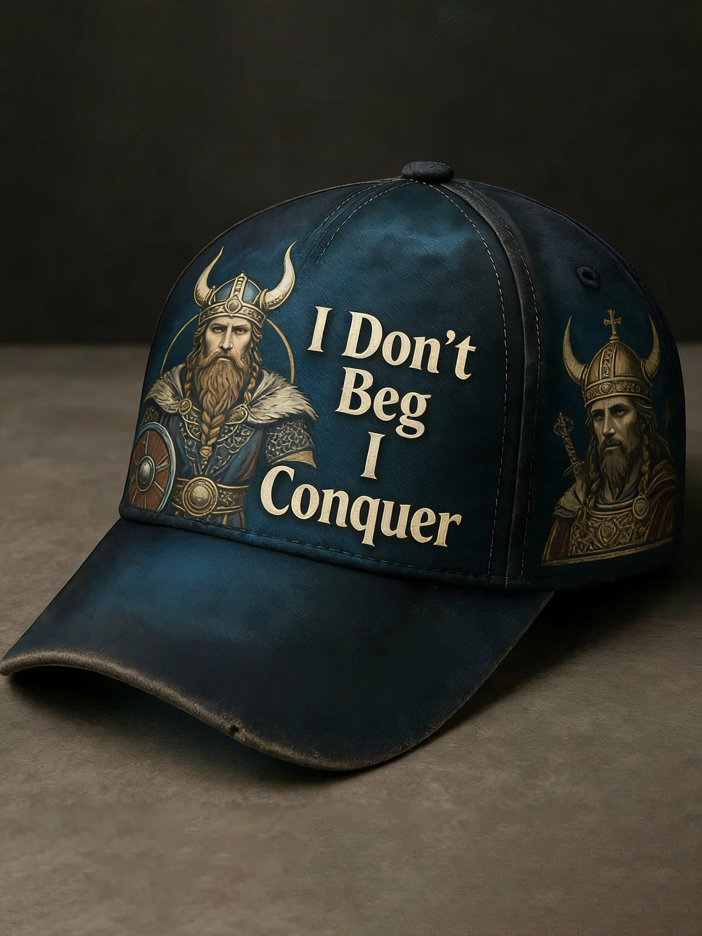 Je ne supplie pas, je conquiers Chapeau viking